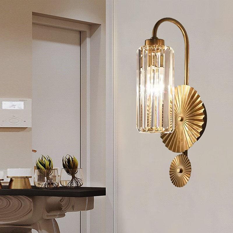 LED Indoor Wall Light Dimmable E26/E27 Crystal Vintage Corridor Wall Retro Deco for Living Room Kitchen 85-265V ONLY DIMMABLE WITH REMOTE CONTROL2