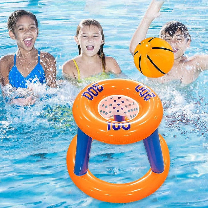 Pool Floats Toys Games Set, Floating Pool Basketball Hoops, Fun Summer Water Games Pool Toys for Kids Ages 8-12, Teens, Adults and Family2