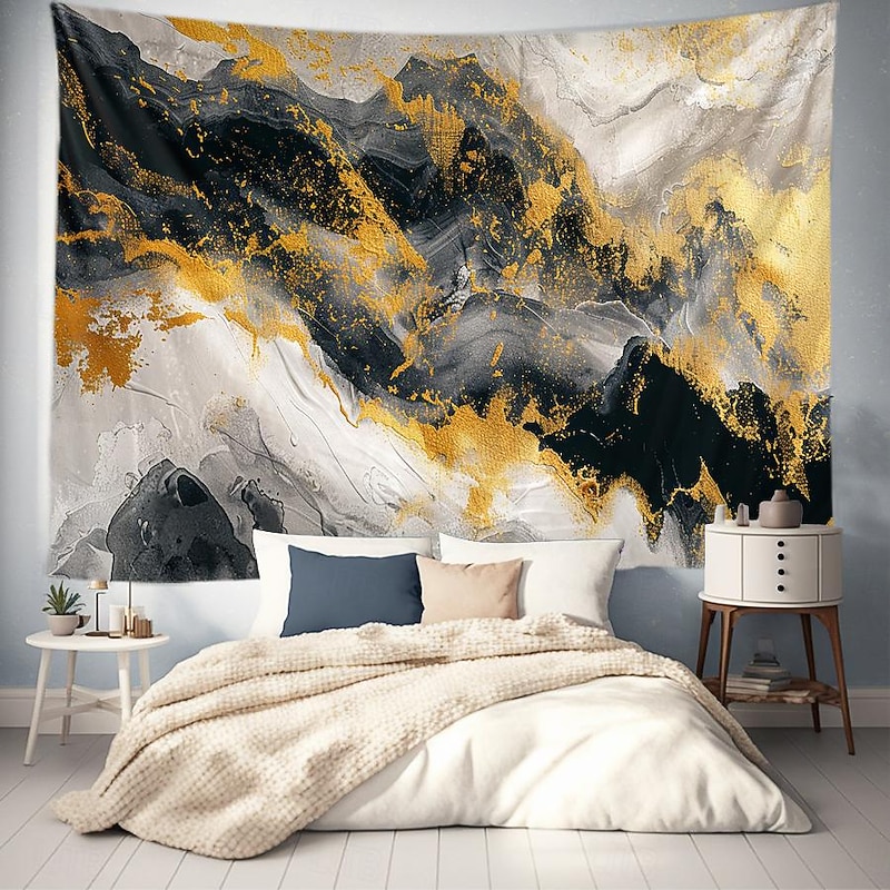 Colorful Marble Large Wall Tapestry Texture Abstract Geometric Home Decoration Wall Background Tapestry Room Background Cloth 35