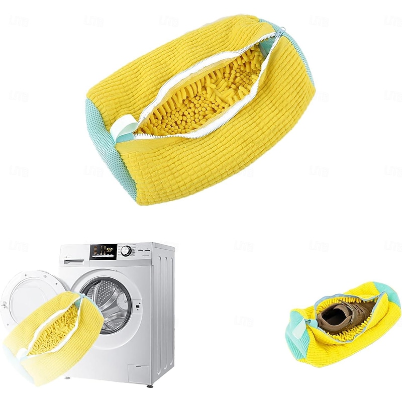 Shoe Washing Bag for Washing Machine, Laundry Shoe Bag For Washer And Dryer, Reusable Shoe Washing Bag for All Shoe Types And Sizes