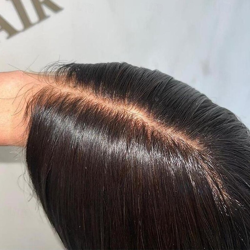 REAL HD Swiss Lace Vietnamese Remy Human Hair 5x5 HD Closure Wig Bone Straight  Lace Front Human Hair Wigs with Baby Hair Bleached Knots Pre-Plucked For Women2