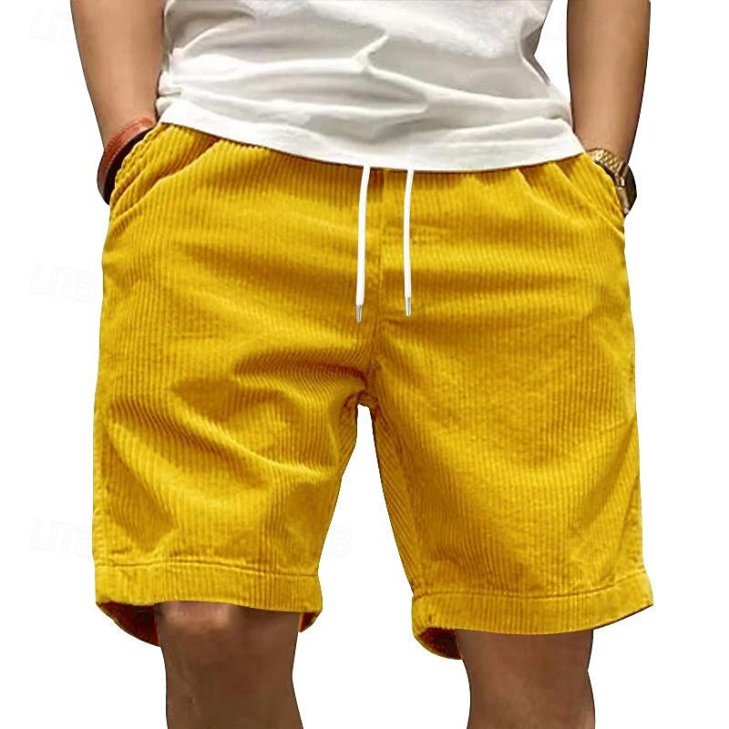 Men's Running Shorts Gym Shorts Sweat Shorts Pocket Elastic Waistband Shorts Outdoor Sports & Outdoor Athletic Corduroy Quick Dry Lightweight Soft Marathon Running Workout Tailored Fit Sportswear