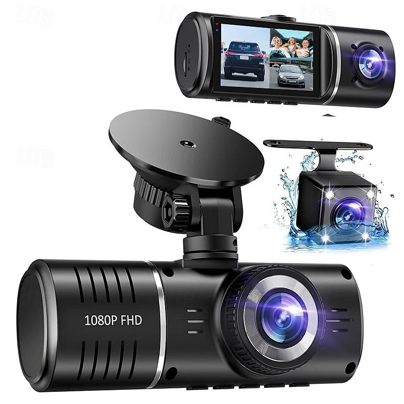 2.45 Triple Recording 1080P720P480P Loop Video HD Tachograph