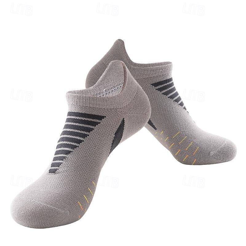 Men's 3 Pieces Multi Packs Socks Running Socks Casual Socks Black White Color Stripes Sports & Outdoor Daily Vacation Basic Medium Spring Fall Fashion Casual3