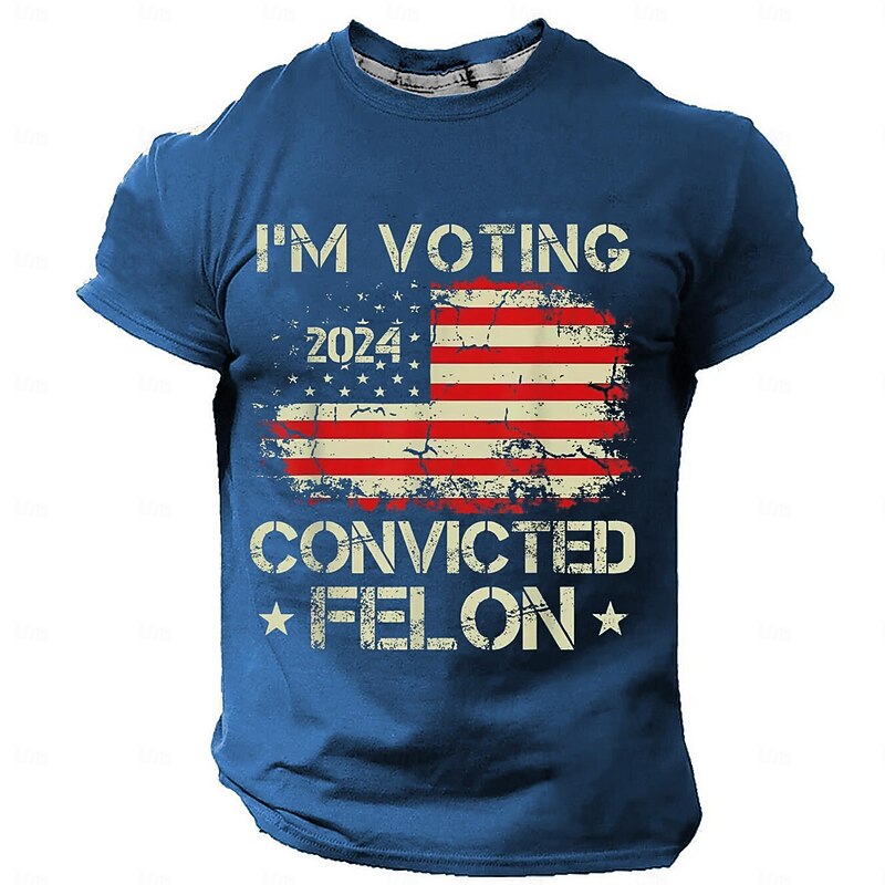 Veterans Day Men's Patriot Patriotic Veteran Graphic American US Flag Slogan T shirt Short Sleeve T shirt 3D Print Crew Neck Shirt Retro Vintage Casual Street Style Sports Outdoor Holiday Going out4