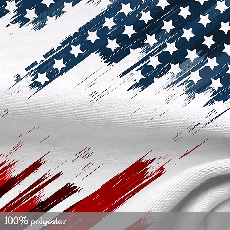 Veterans Day Men's Patriot Patriotic Veteran American Flag T shirt Short Sleeve T shirt 3D Print Crew Neck Shirt Street Style Party Birthday Street White Purple Summer Spring Clothing Apparel S M L3