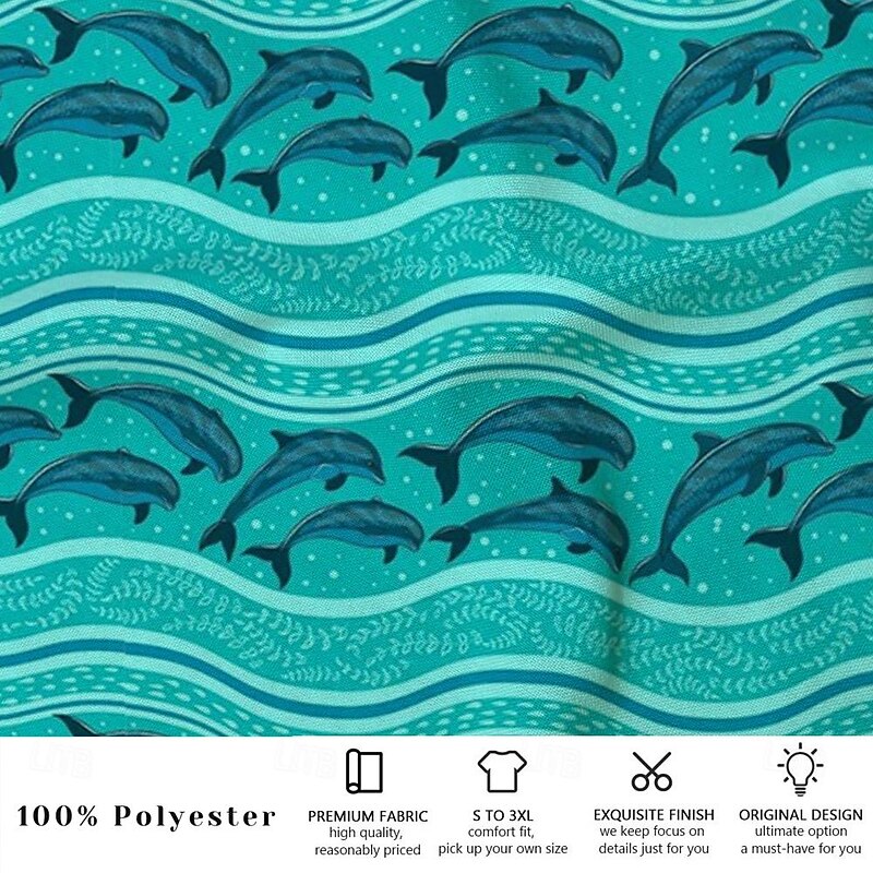 Men's Animal Shark Fish Swim Trunks Swim Shorts Board Shorts Mid Waist Fashion Designer Surfing Holiday Beach Drawstring Pocket Elastic Waist Designer Clothing Apparel3