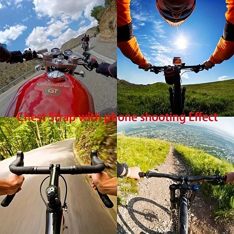 1 pc Universal Cell Phone Chest Mount Harness Strap Holder OutdoorSmartphone POv Video Mobile Phone Clip Mobile Phone HolderChest Strap Bracket2