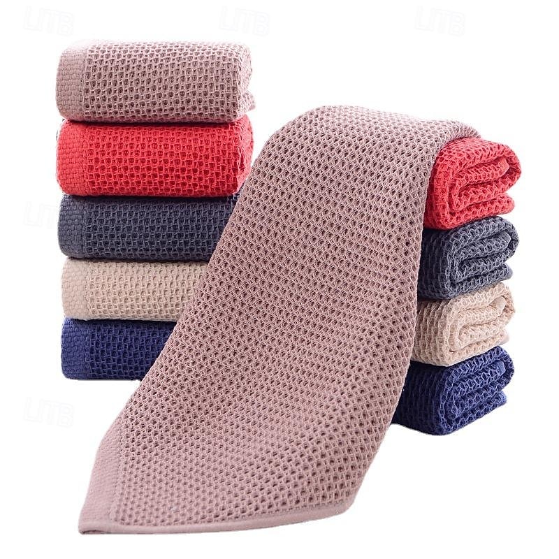 Cotton Jacquard Gauze Towel Cotton Honeycomb Square Small Towel Wholesale Wash Face Kids Baby Baby3