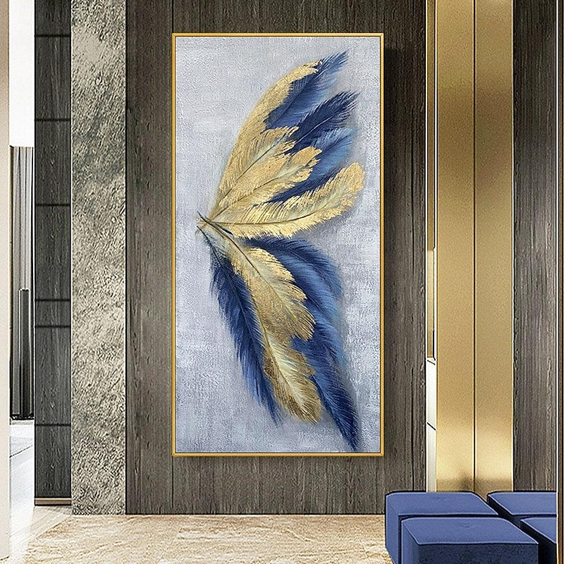 Leaf Oil Painting Hand-painted Butterfly Wall Decoration Modern Abstract Hanging Painting Wall Art Large Oil Painting For Home Decor