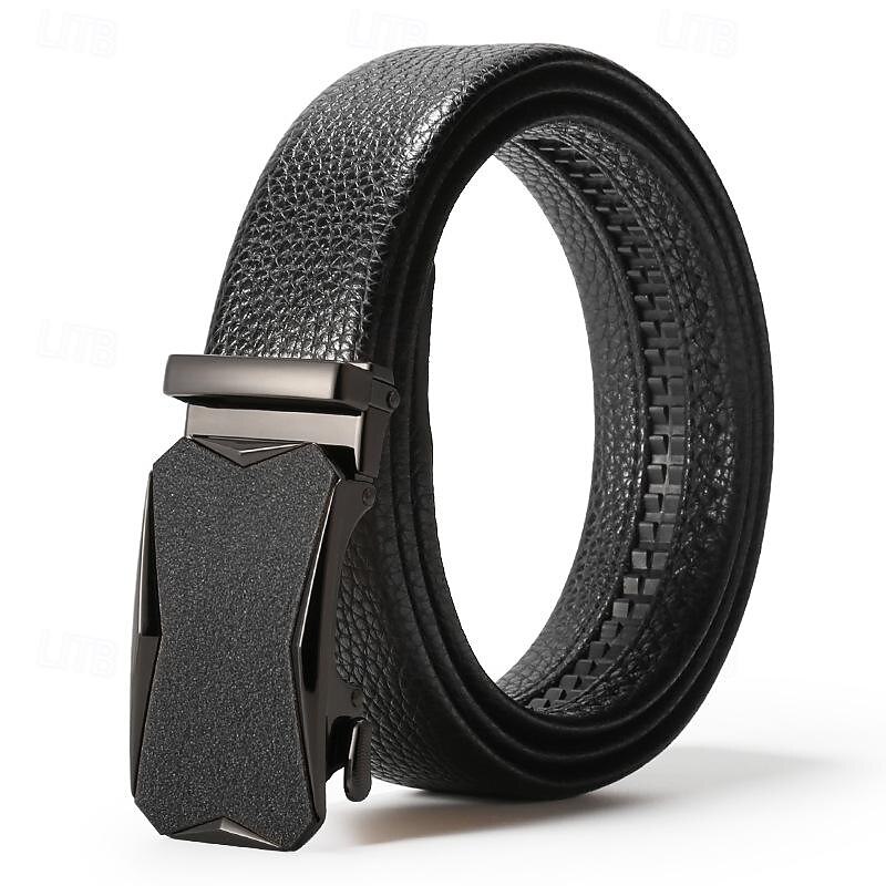 Men's Belt Waist Belt Silver Black Alloy Durable Adjustable Plain Outdoor Daily2
