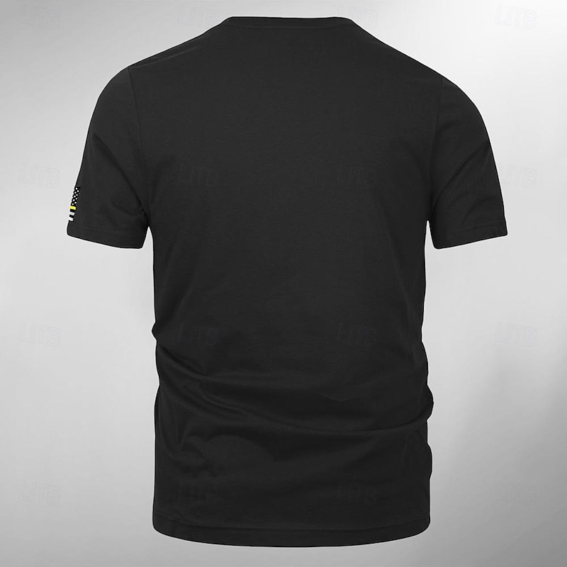 Patriotic T Shirts For Men Gun T Shirt Tee Top Cotton Short Sleeve Graphic Shirt White Dark Blue Comfortable Tee Sports Outdoor Holiday Fashion Designer Clothing2