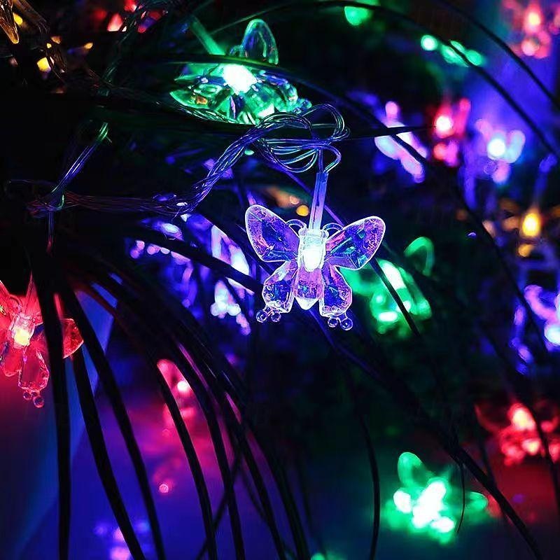 Butterfly Fairy Lights 10/20/40 LED Colorful Butterfly String Lights for Bedroom Indoor Baby Room Summer Christmas Party Holiday Decoration Decoration2