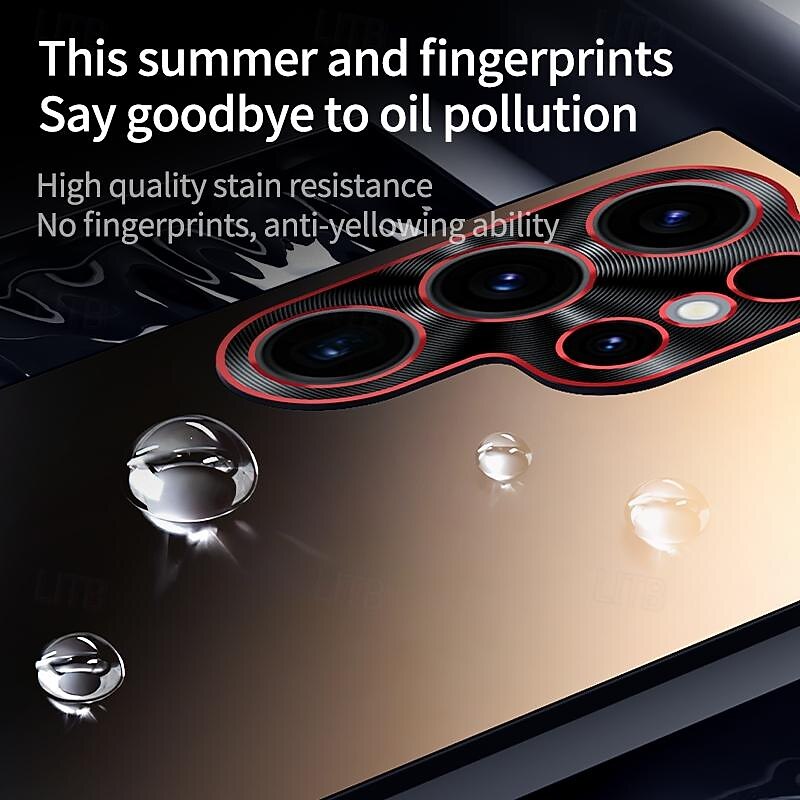 Phone Case For Samsung Galaxy S25 S24 Ultra Plus S23 S22 Back Cover Shockproof PC4