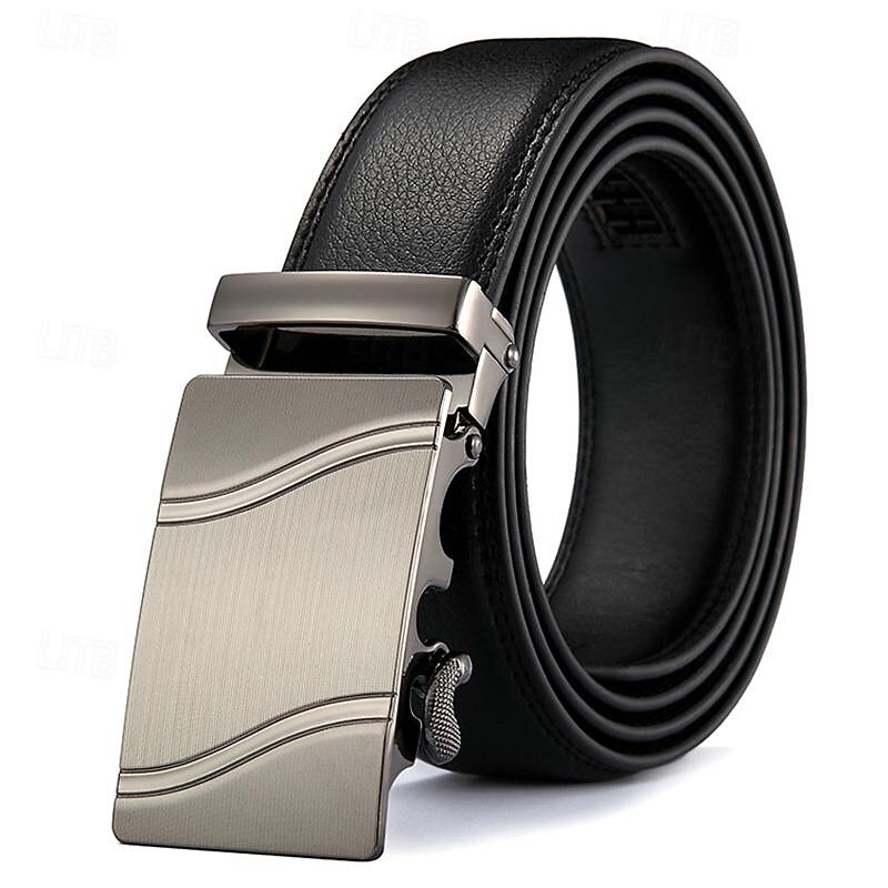 Men's Belt Waist Belt Black 1# Black 2# Alloy Durable Adjustable Plain Outdoor Daily2