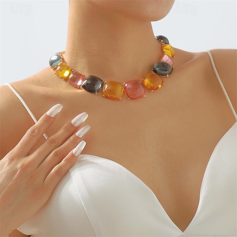 1PC Necklace For Women's Street Daily Alloy Retro