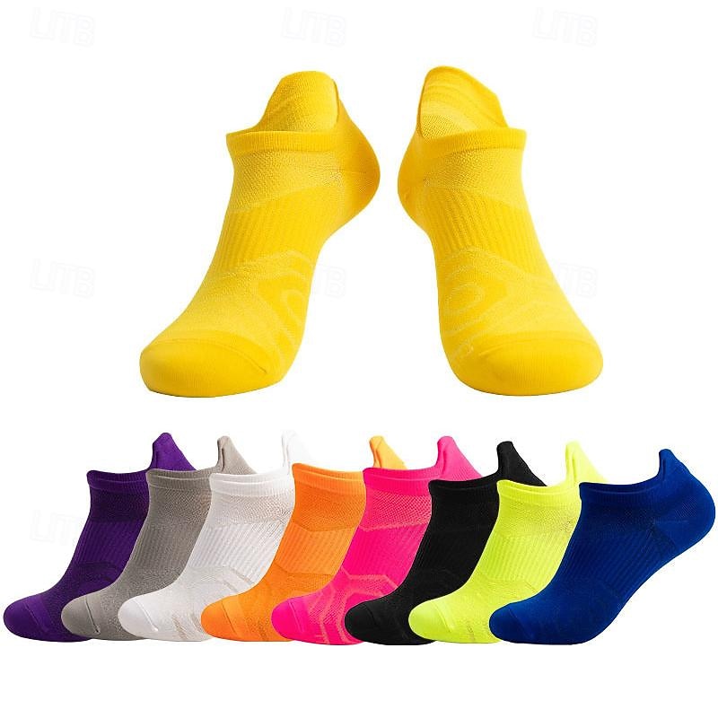 Men's 3 Pairs Multi Packs Socks Running Socks Casual Socks Black White Color Plain Sports & Outdoor Daily Vacation Basic Medium Spring Fall Fashion Casual2