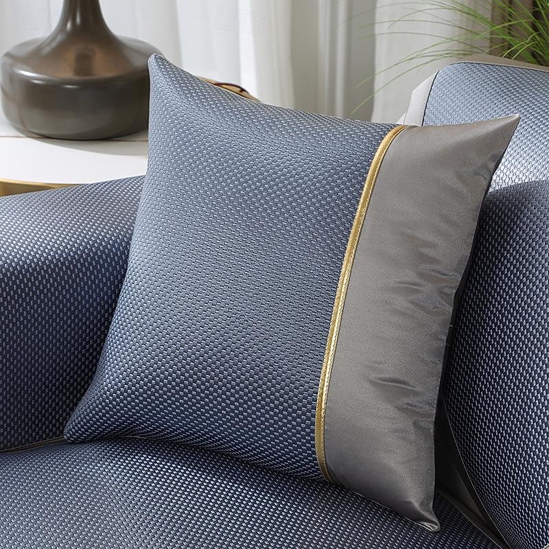 Summer Ice Silk Mattress Pillowcase Back Cushion Pillow Summer Living Room Sofa Back Cushion Office Lumbar Support3