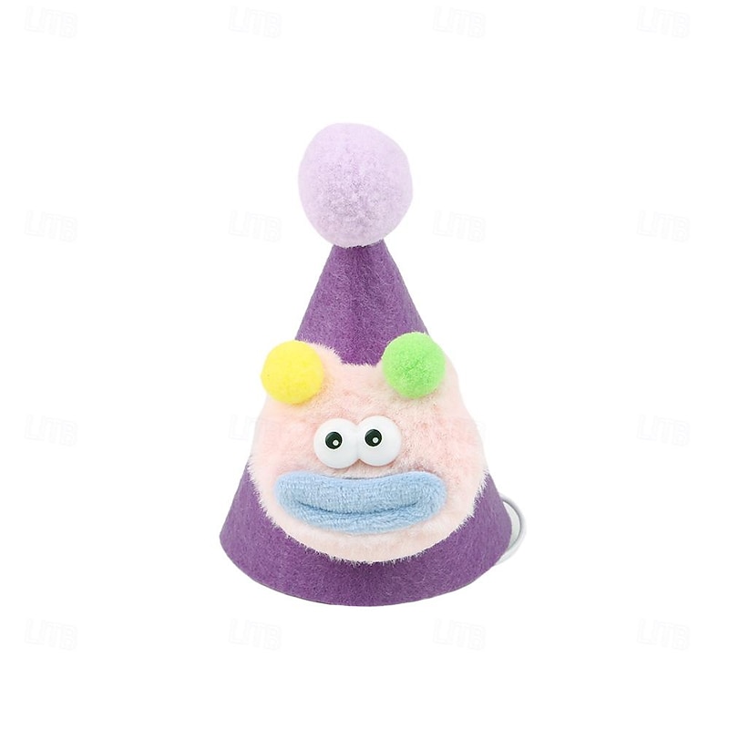 Dog Cat Ornaments Hats, Caps & Bandanas Hair Accessories Adjustable Size Handmade For Dog / Cat Cartoon Polka Dot Character4