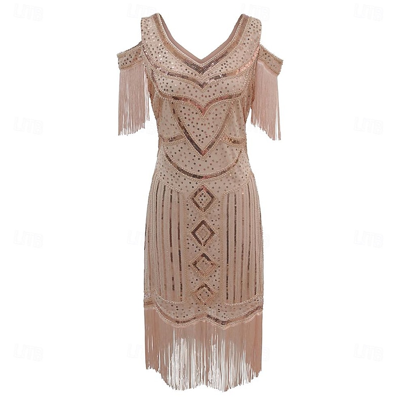 Ballroom Dance Dress Tassel Pure Color Splicing Women's Performance Training Sleeveless High Polyester