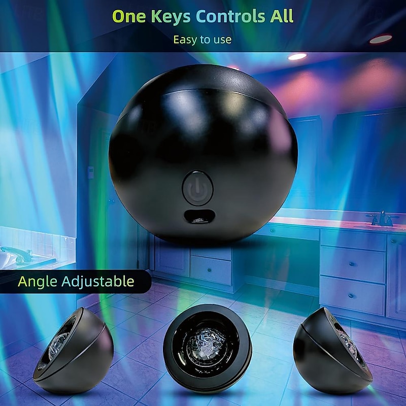 LED Aurora Projector Night Light with APP Control, Ceiling Star Light for Bedroom, Home Theater & Party Decor2