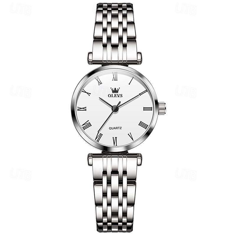 New Olevs Olevs Brand Fashion Trend Stainless Steel Band Women'S Watches Simple Sports Leisure Life Travel Business Waterproof Wristwatch4
