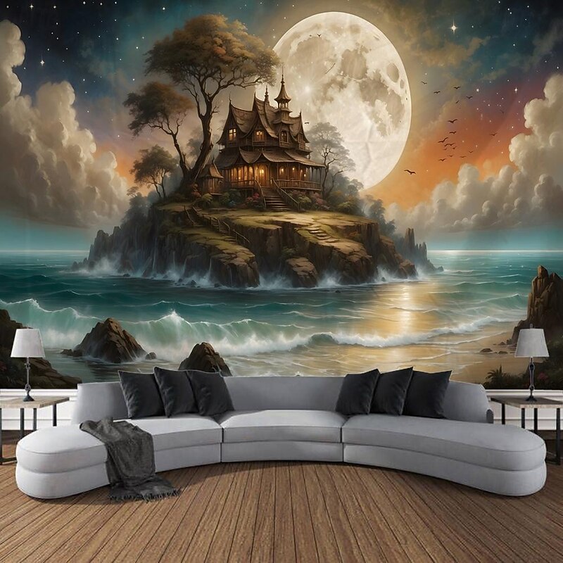 Desert Palm Tree Hanging Tapestry Wall Art Large Tapestry Mural Decor Photograph Backdrop Blanket Curtain Home Bedroom Living Room Decoration 8