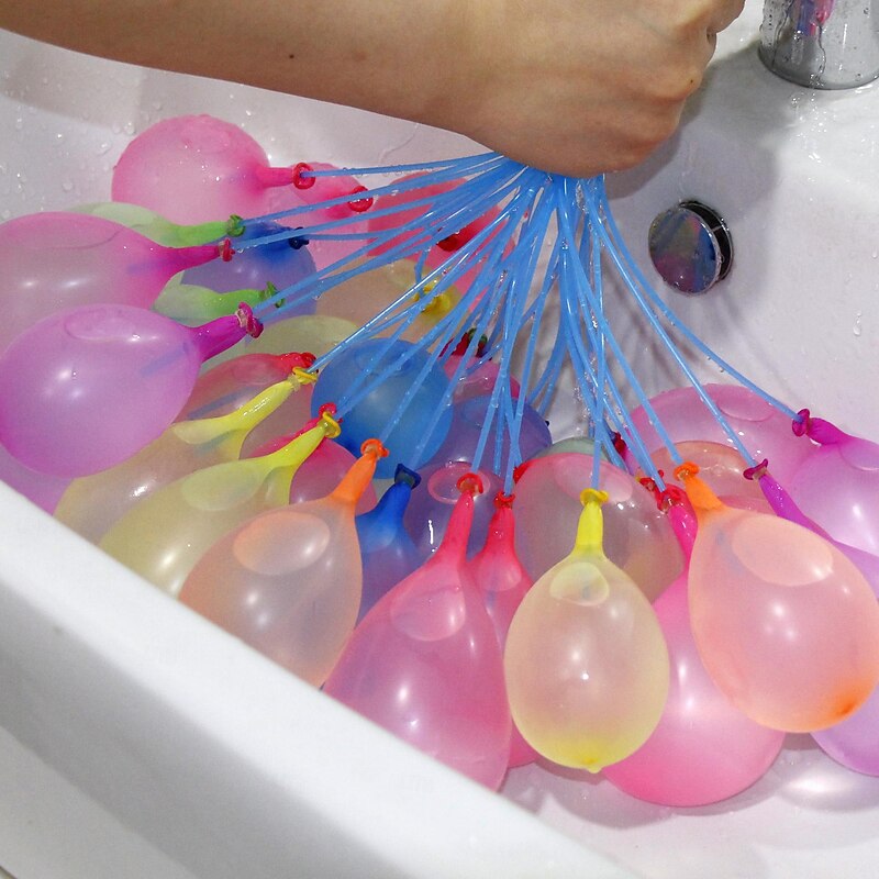 111 Pack Rapid-Filling Self-Sealing Water Balloons for Outdoor Family Friends Children Summer Fun4