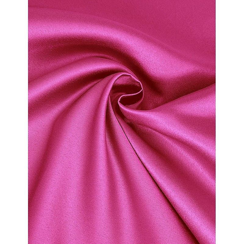 A-Line Cocktail Dresses Elegant Dress Wedding Guest Tea Length 3/4 Length Sleeve V Neck Pocket Satin with Bow(s) Dresses3