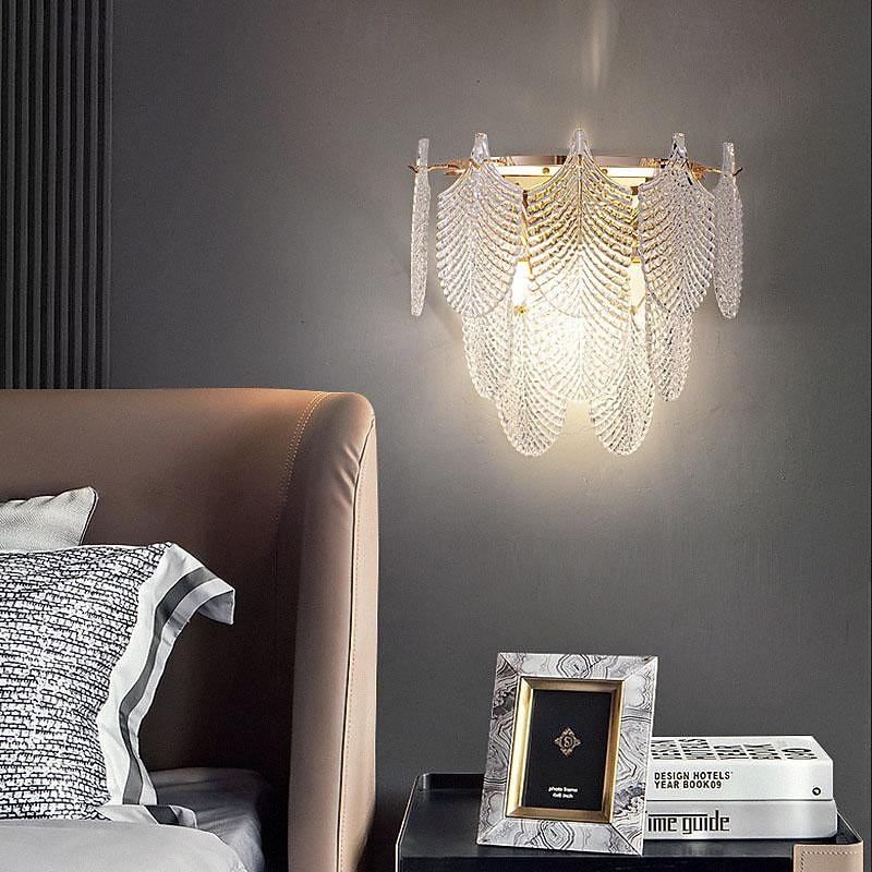 LED Indoor Wall Lights 3-Color Light Source 30cm 2-Light Vienna Full Spectrum Magnificence Modern Wall Light Sconces Metal  Glass E14 for Bedroom Bathroom Vanity Living Room Home Hallway Dining 85-265V3