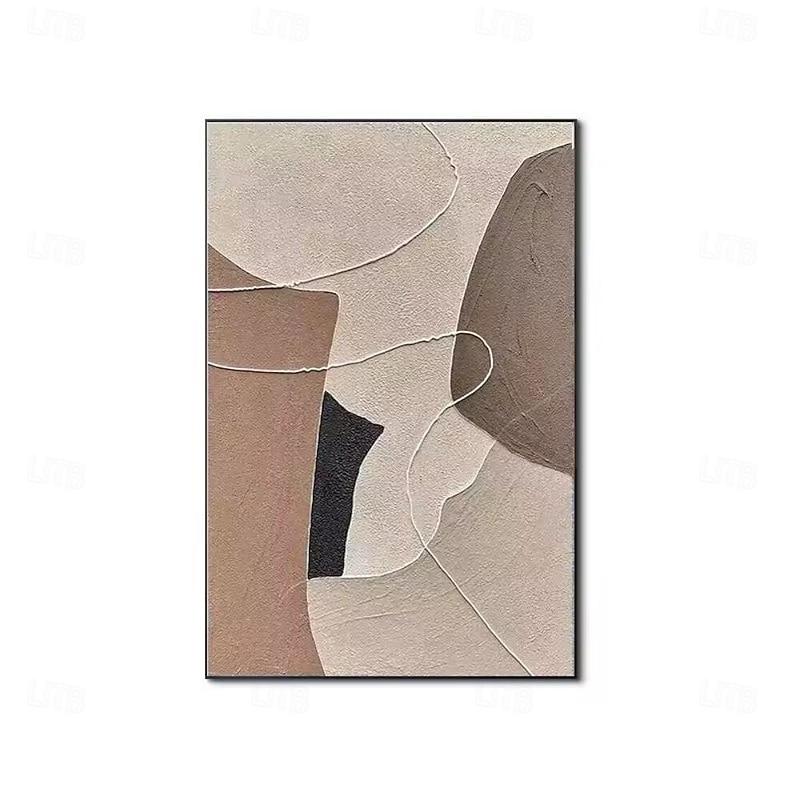 Handmade Oil Paintings Canvas Wall Art Decoration Wabi-Sabi Modern Simple Abstract for Home Decor Rolled Frameless Unstretched Painting3