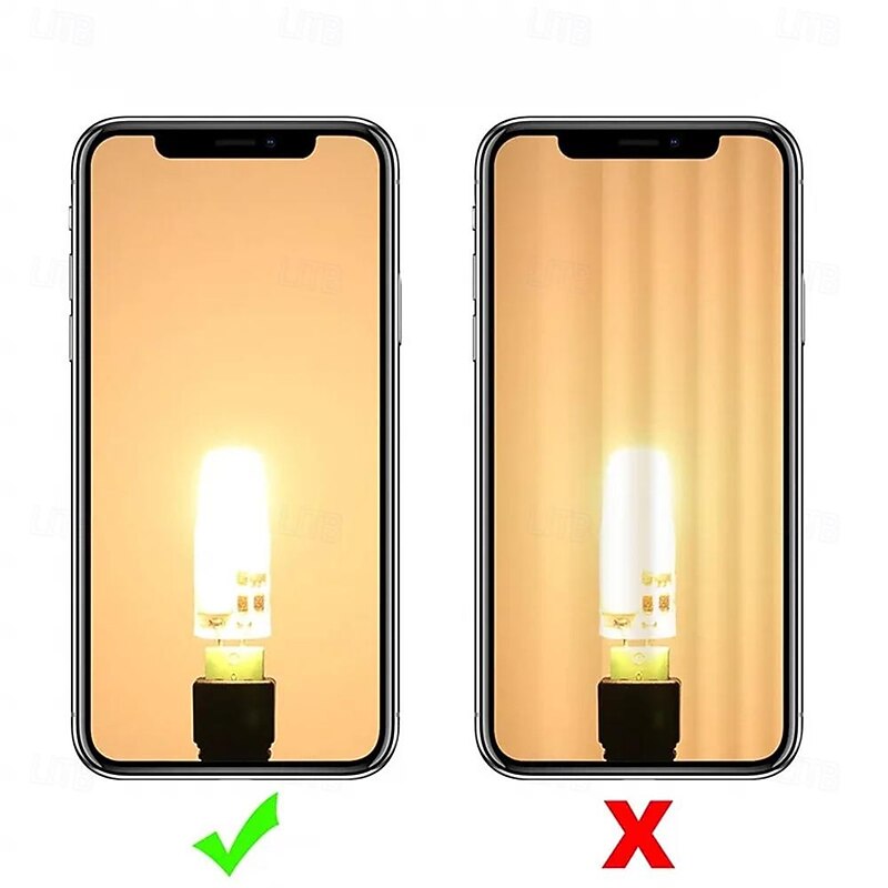 6/10pcs G4 LED Corn Lamp, G4 LED Bi-pin Bulb AC/DC12V 3W 16LEDs 2835 SMD No Flicker Bulb Bead Replacement 30W Halogen Lamp Home Chandelier Lighting3