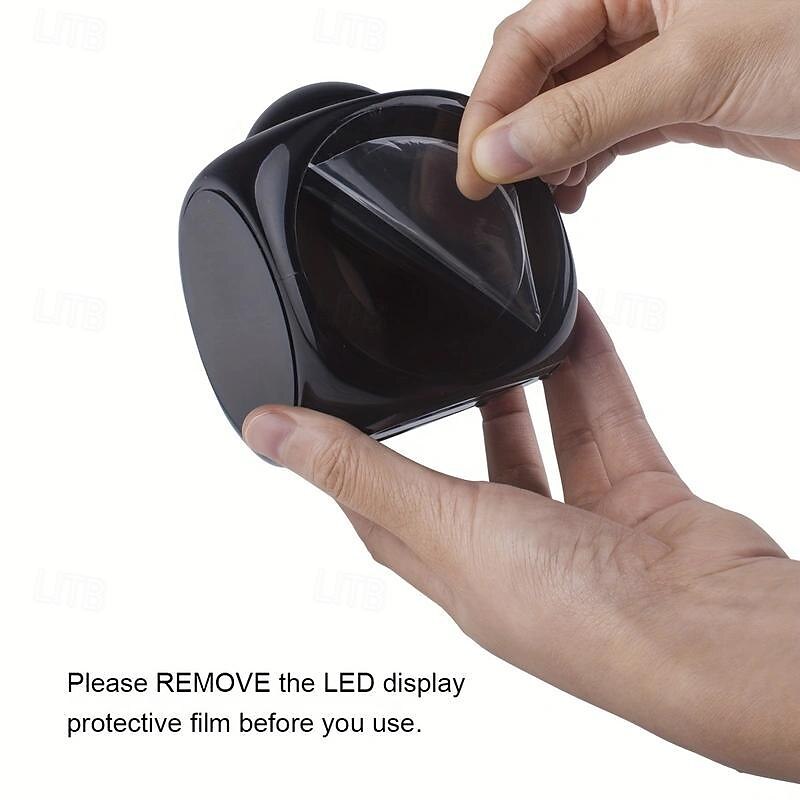 1pc Multifunctional Digital Alarm Clock  with Projector Light , Easy-to-Read LCD Display - Ideal for Bedroom and Living Room Decor4