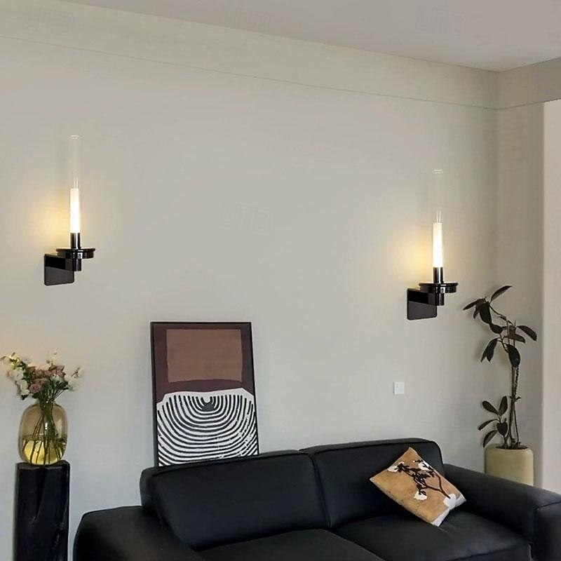 LED Indoor Wall Lights Warm White 15cm 10W Vintage Antique Metal Wall Hanging Mounted Candle Holder Candlestick 110-240V2