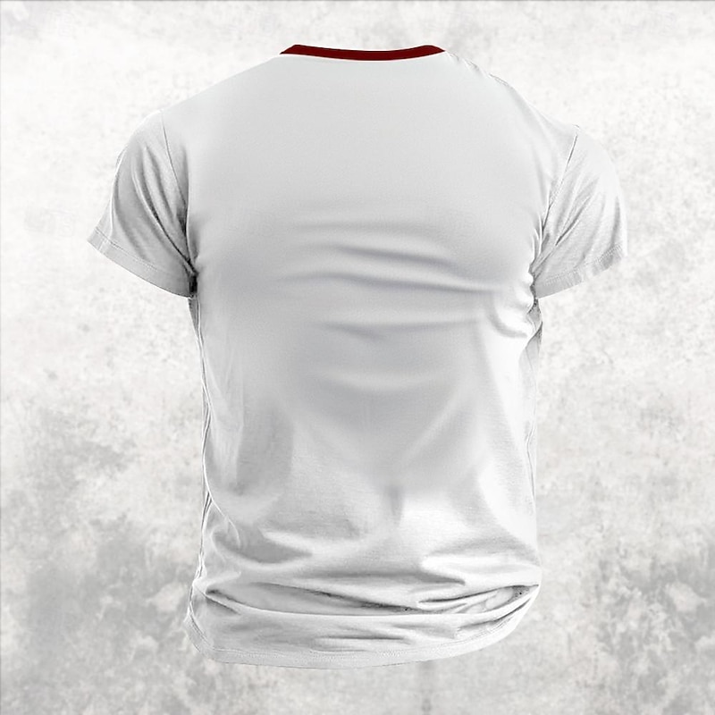 Veterans Day Men's Patriot Patriotic Veteran American US Flag Eagle Patriotic T shirt Short Sleeve T shirt 3D Print Shirt Casual Daily White 1 White 2 Spring & Summer Clothing Apparel S M L XL XXL3