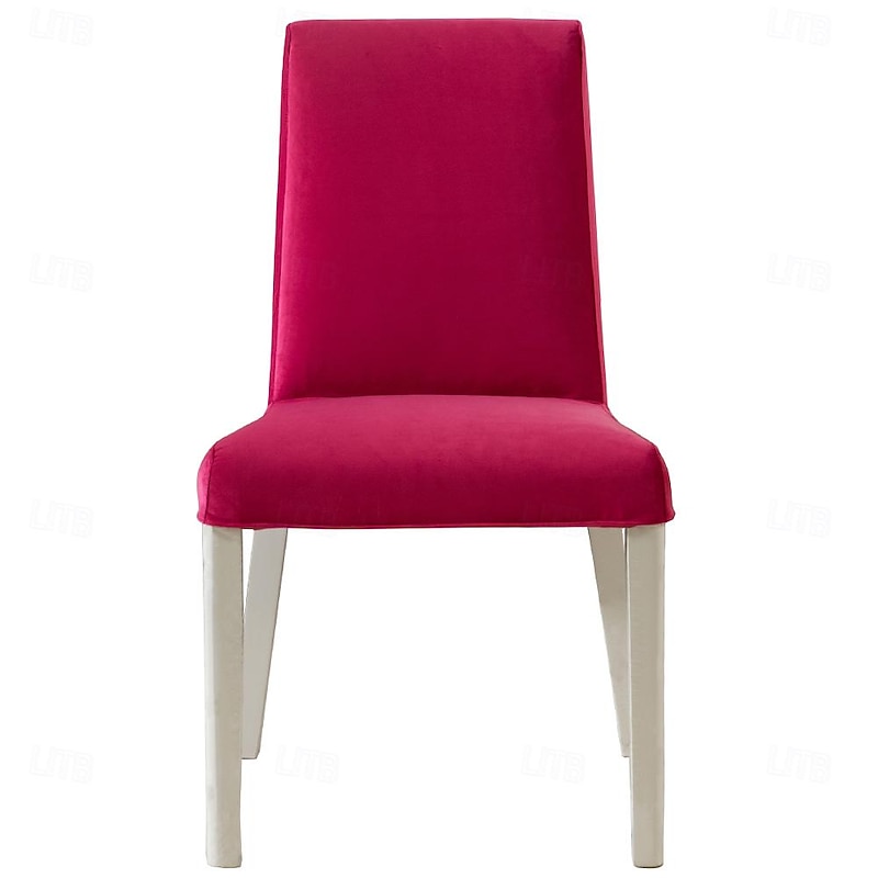 Velvet Chair Cover Solid Color Quilted Velvet Slipcovers BERGcover LITB PRIME cover2