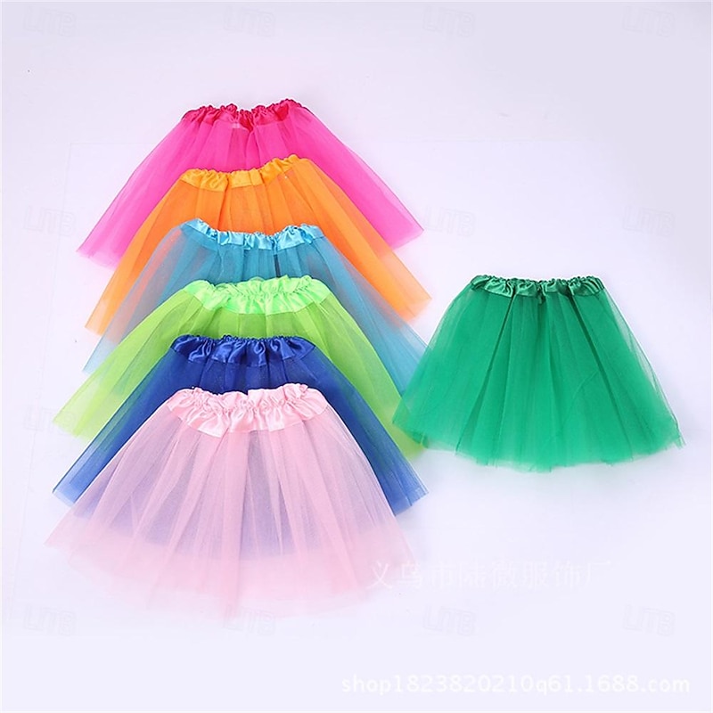 Girls' 3D Solid Color Shorts Summer Spring Kids 3-12 Years