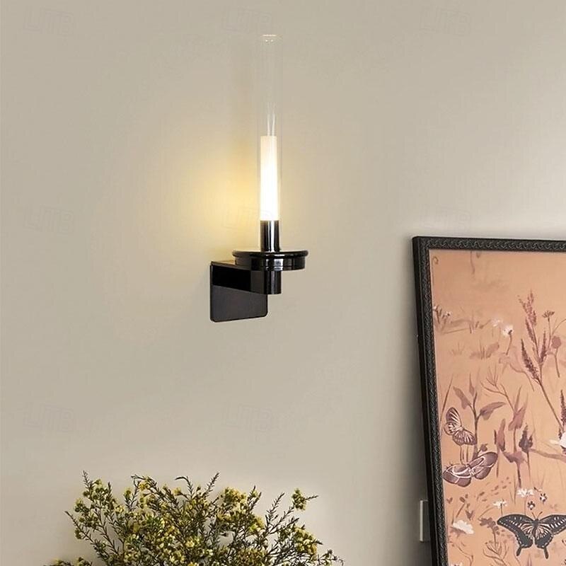 LED Indoor Wall Lights Warm White 15cm 10W Vintage Antique Metal Wall Hanging Mounted Candle Holder Candlestick 110-240V
