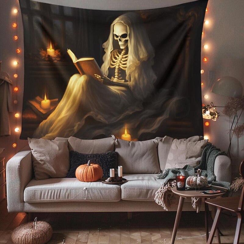 Halloween Decorations Zombie Bride Hanging Tapestry Wall Art Large Tapestry Mural Decor Photograph Backdrop Blanket Curtain Home Bedroom Living Room3