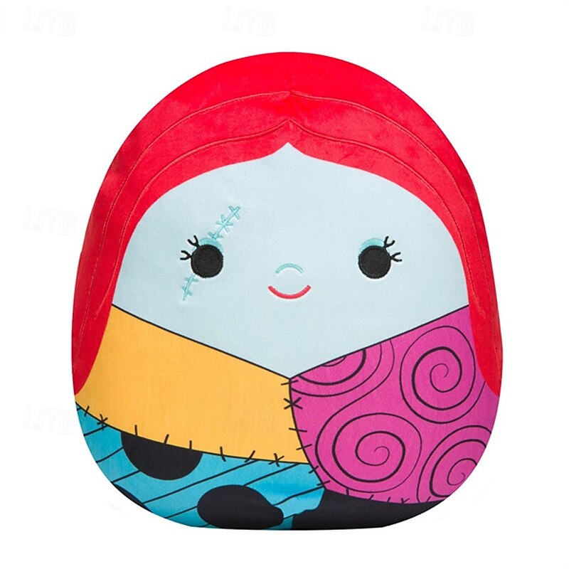 8-Inch Jack Skellington/Sally - Nightmare Before Christmas - Official Jazwares Halloween Plush - Collectible Soft & Squishy Stuffed Animal Toy - Gift for Kids, Girls & Boys3