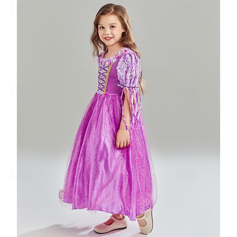 Fairy Tale Sofia the First Princess Sofia Flower Girl Dress Theme Party Costume Tulle Dresses Cosplay Movie Cosplay for Girls' Kids Carnival Party / Evening4