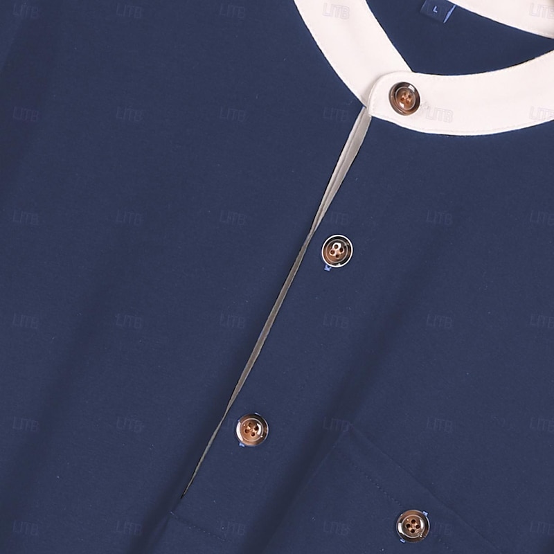 Men's Tank Top Henley Shirt Vest Top Undershirt Sleeveless Henley Summer Plain Fashion Designer Muscle Buttons Outdoor Going out Gym Black Blue Brown Top Tee for Men2