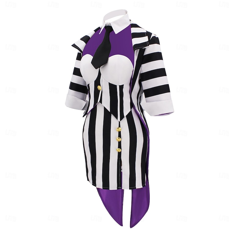 Lydia Deetz Halloween Coat Cosplay Costume Beetlejuice Cosplay Adults' Women's Carnival Masquerade Party / Evening Easy Halloween Costumes Dress Up3