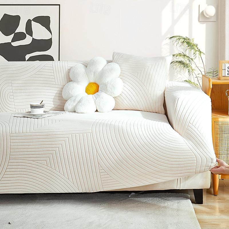 Elastic Sofa Cover All-Inclusive Universal Cover Four Seasons Anti-Cat Scratch Sofa Cover Lazy Non-Slip Full Cover Towel Stretchable Durable Easy to Install and Clean Perfect for Year-Round Use2