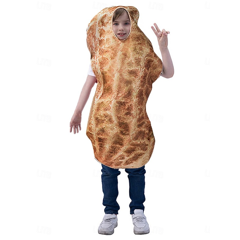 Couples Peanut Cosplay Costume Funny Costumes Kid's Adults' Men's Women's Boys Girls' Cosplay Halloween Performance Party Halloween Halloween Carnival Masquerade Easy Halloween Costumes3