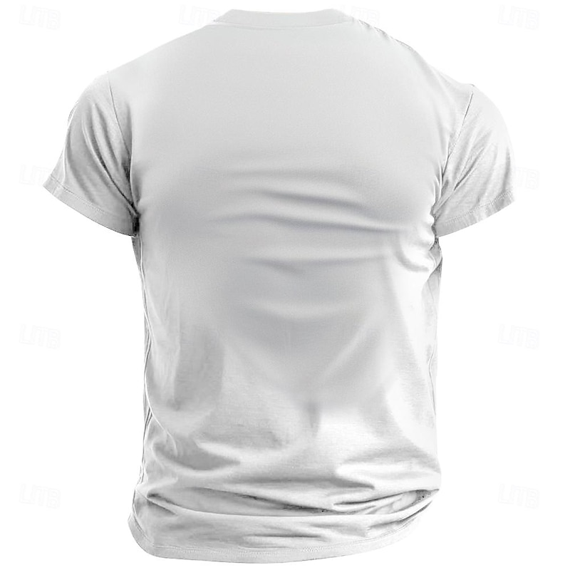 Men's Football Rooster France T Shirt Short Sleeve T shirt 3D Print Crew Neck Shirt Outdoor Athleisure White Blue Summer Spring Clothing Apparel S M L XL XXL XXXL3