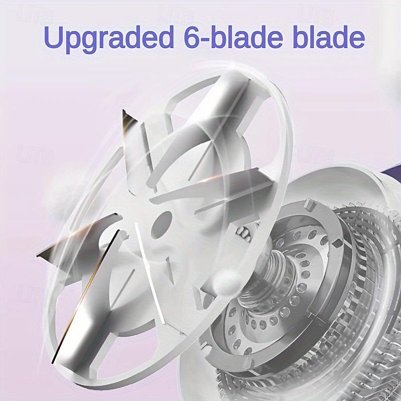 Fabric Shaver Electric Lint Remover Sweater Shaver Power Lint Shaver Fuzz Remover Pilling Remover USB Rechargeable Cleaning Supplies White Purple Green2