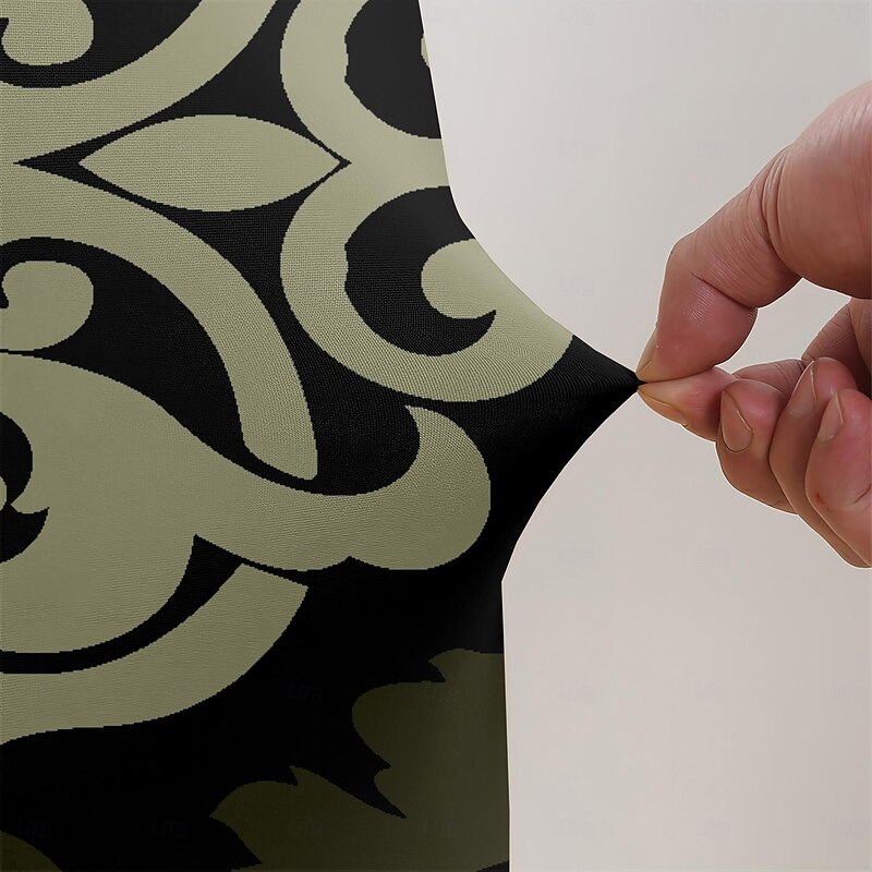 Sofa Cover Geometric Printed Polyester Slipcovers - Modern Geometric Pattern - Durable and Stretchable Polyester Fabric - Protects and Refreshes Your Sofa3