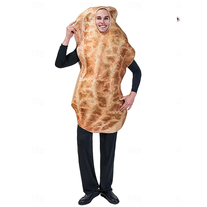 Couples Peanut Cosplay Costume Funny Costumes Kid's Adults' Men's Women's Boys Girls' Cosplay Halloween Performance Party Halloween Halloween Carnival Masquerade Easy Halloween Costumes2