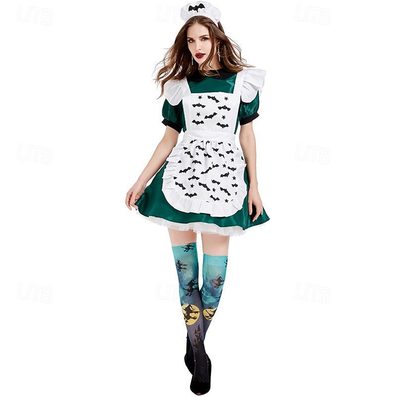 Nurse Halloween Cosplay Costume Party Costume Masquerade Outfits Cosplay Adults' Women's Carnival Masquerade Mardi Gras Performance Party Halloween Easy Halloween Costumes Dress Up2
